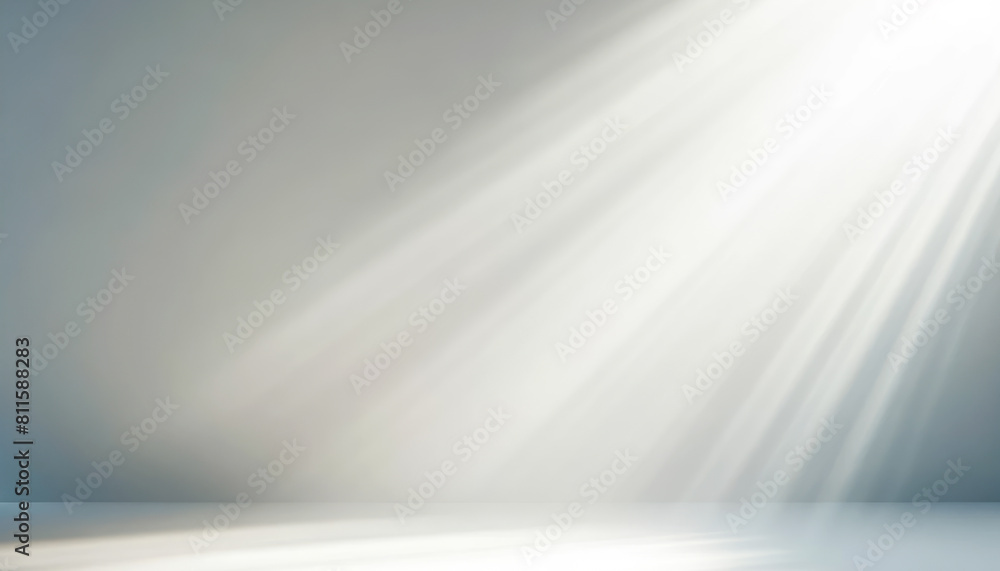 Poster An abstract image showing rays of light across a gradient backdrop, suitable for design mock-ups or presentations. Generative AI