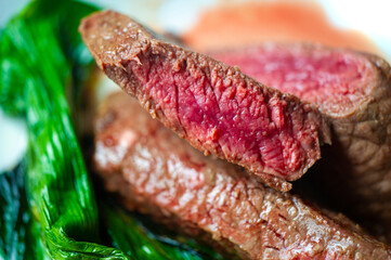 A savory and juicy steak cooked to perfection, with blood added for extra flavour. Enhanced with...