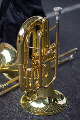 Marching Baritone Shines in Parking Lot During Band Competition