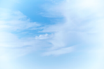 Blue sky background. Copy space.
