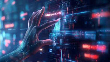 person typing on a screen