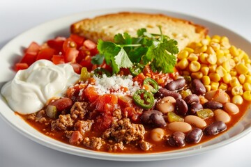 Flavorful 5 Bean Chili with Fragrant Aroma of Seasoning Mix