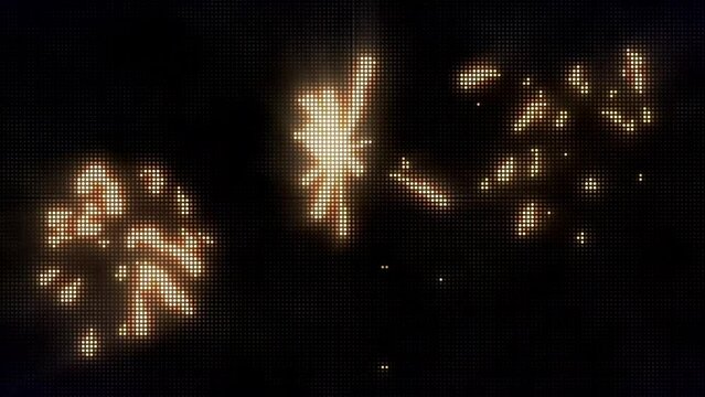 flashing Led wall light. Animation of flashing light on led wall or projectors for stage lights
