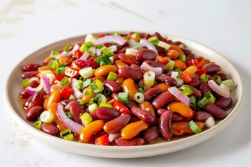 Delectable 4-Bean Salad with Perfectly Balanced Flavors