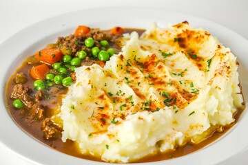Wholesome Shepherd's Pie with Generously Seasoned Ground Beef
