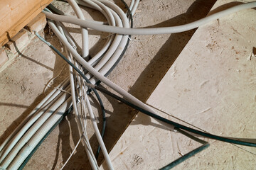 organising cables and cords