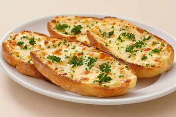 Exquisite 3-Cheese and Herb Garlic Bread