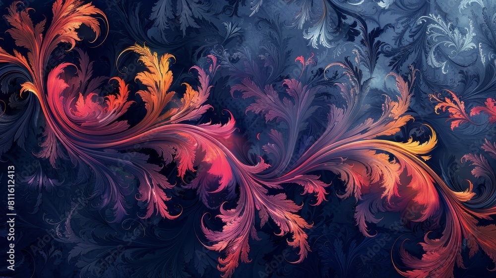 Poster abstract background decorative ornamental pattern: a photo featuring an abstract background with a d
