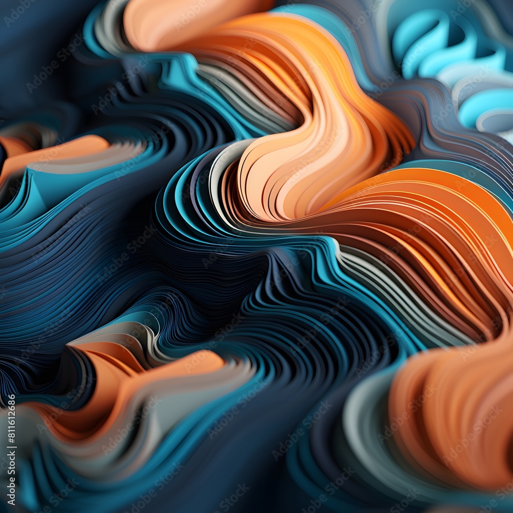 Poster abstract 3d background. generative ai.