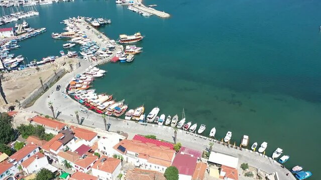 aerial views of sigacik, Seferihisar