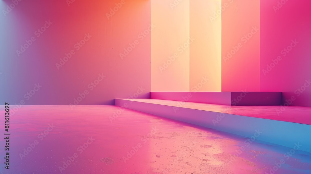 Aufkleber minimalist backgrounds simple: a 3d copy space background featuring a simple and clean design