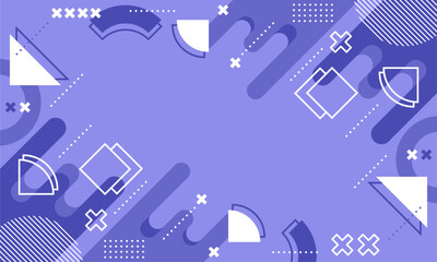 abstract geometry purple background. flat design style