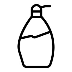 body wash icon line style