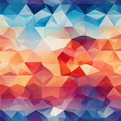 Obraz premium Geometric digital art seamless pattern, the design for apply a variety of graphic works