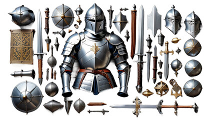 medievale armatura armored knight middle-ages mediaeval ancient antique crest blade shielding