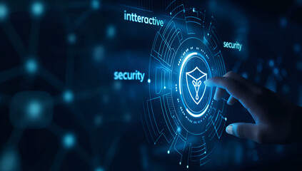 technology background with code