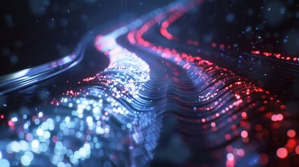 track trace left by a ship's propeller