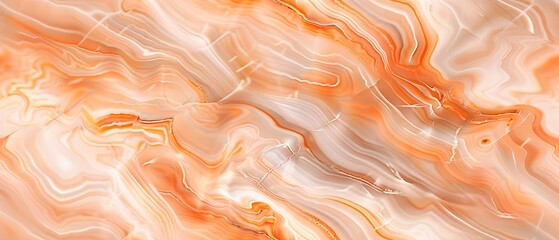 Abstract terracotta marble texture background with smooth wavy lines, elegant and modern design. Tile repeatable patterns. 