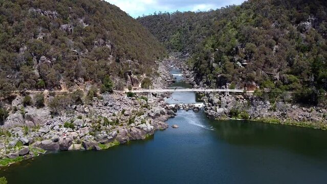 Cataract Gorge, nestled just minutes from the heart of Launceston in Tasmania, is a breathtaking natural wonderland offering a perfect blend of wilderness and recreation.