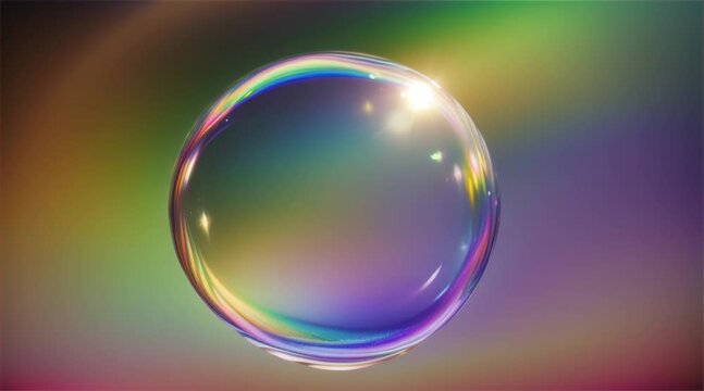 3D vector colorful soap bubbles moving abstract style. Spherical background floating in the air, bright stylish background