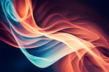 colorful glowing waves abstract background design, backgrounds 