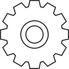 Gear Icon Outline