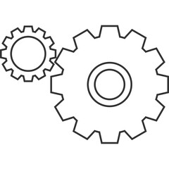 Gear Icon Outline