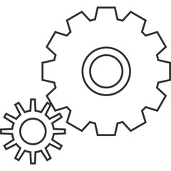 Gear Icon Outline