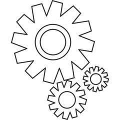 Gear Icon Outline