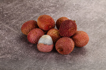 Sweet tasty tropical fruit Lychee