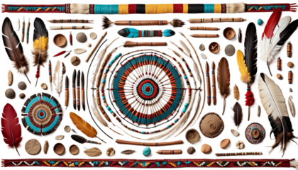 indian patterns traditional american frame grunge background retro mexico stucco pattern culture mexican wall ethnicity ornate latin decoration element indigenous painting embellishment geometric art