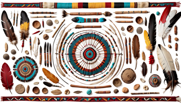 indian patterns traditional american frame grunge background retro mexico stucco pattern culture mexican wall ethnicity ornate latin decoration element indigenous painting embellishment geometric art