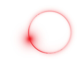 Circle halo light with overlay effect
