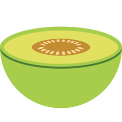 Melon Flat Illustration