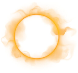 Circle halo light with overlay effect