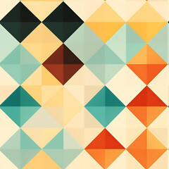 Obraz premium Geometric digital art seamless pattern, the design for apply a variety of graphic works