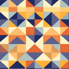 Geometric digital art seamless pattern, the design for apply a variety of graphic works