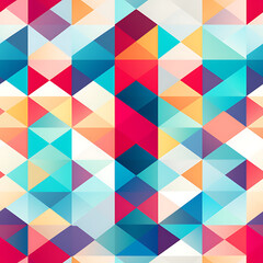 Obraz premium Geometric digital art seamless pattern, the design for apply a variety of graphic works