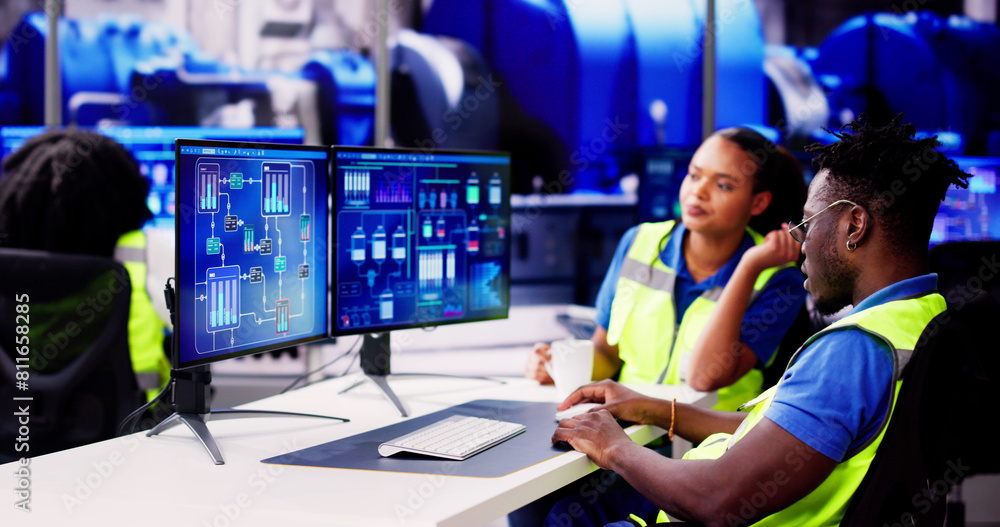 Poster Engineer Operators Using Scada System