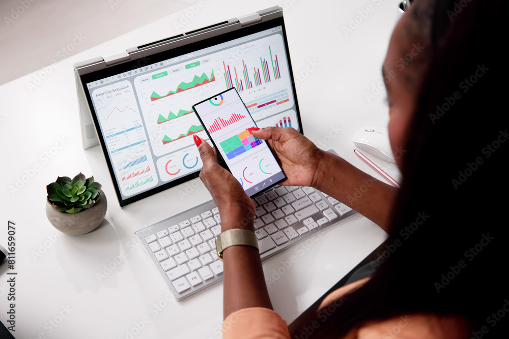 Aufkleber KPI Dashboard Data Analytics