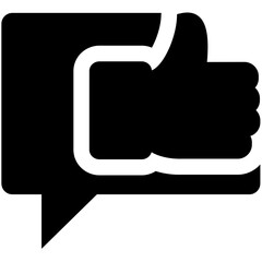 Speech Bubble Black Icon Pack