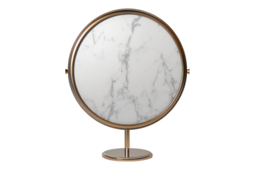 Stellar standing mirror isolated on transparent background