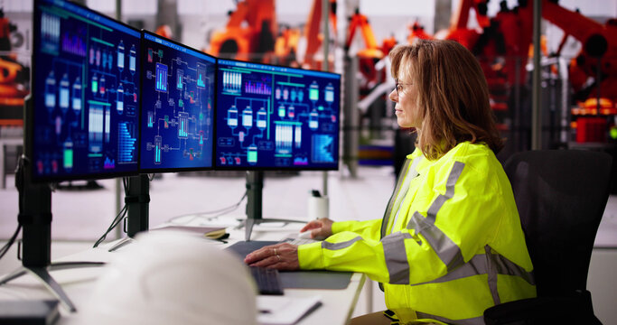 Men In Automotive Car Factory
