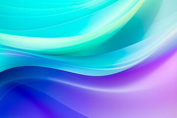 Elegant wavy background in calming blue and purple hues, depicting fluid motion.