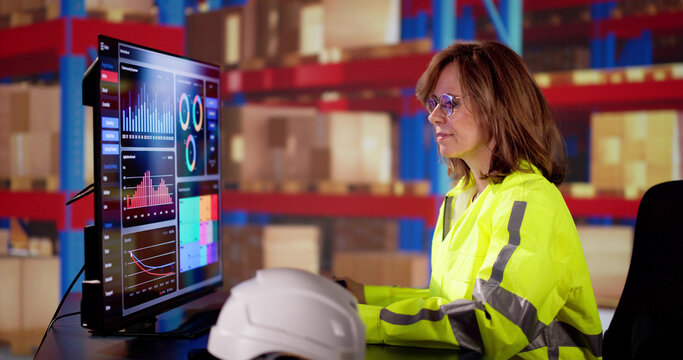 Warehouse Inventory Management KPI Dashboard. Analysts Looking