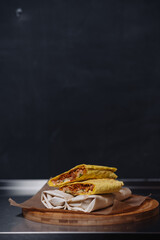 sandwich in pita bread