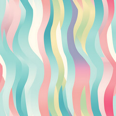 Pastel digital art seamless pattern, the design for apply a variety of graphic works