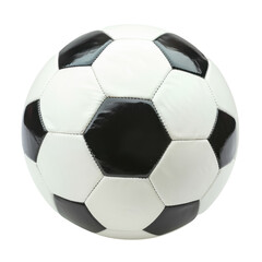 A white and black soccer ball,isolated on white background or transparent background