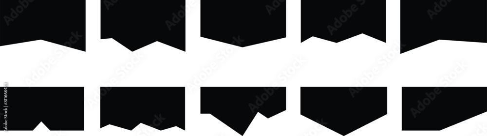 Poster abstract curve line, modern dividers shapes, design element, banner shapes, separators shapes for we