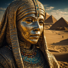 Living mummy of an Egyptian queen